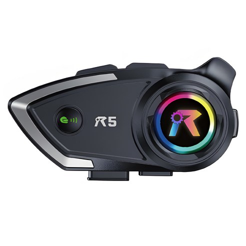 라이딩웨이 R5 바이크 오토바이 헬멧 블루투스 2in1 마이크 세트 소프트 하드, 블랙