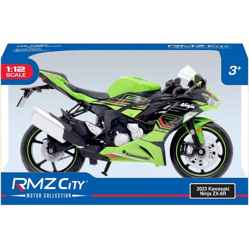 616toys】童友社1/12 完成品2023 川崎Ninja ZX-6R, 綠, 1個- 摩托車| 酷澎