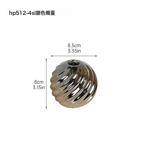 輕奢陶瓷蠟燭台家居軟裝擺件, HP512-3MT金色燭臺- 傳統工藝品| 酷澎