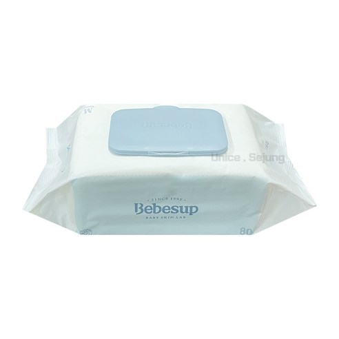 베베숲 모이스처 아기물티슈 캡형 80매 1개 / 엠보싱 유아물티슈, 65g, 80개입