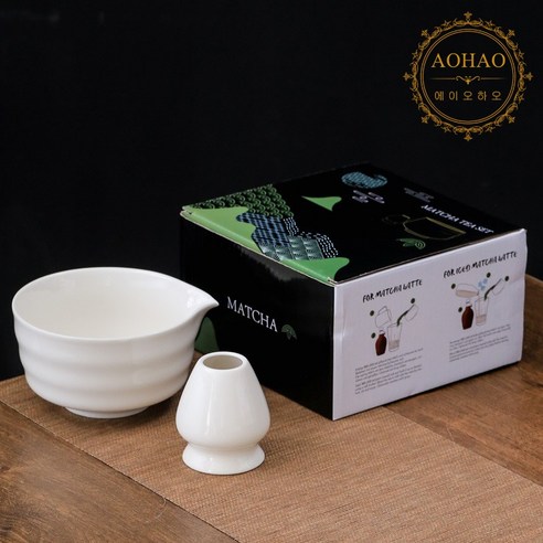 AOHAO Matcha whisk 말차도구 2/4/7 PCS 세트 차선, 화이트2pcs, 3세트