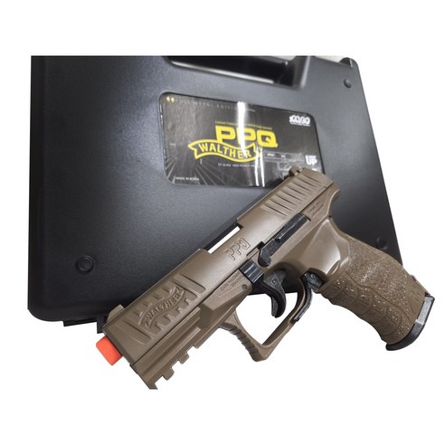 아크로모형 WALTHER PPQ FULL METAL .Ver TAN, 1개