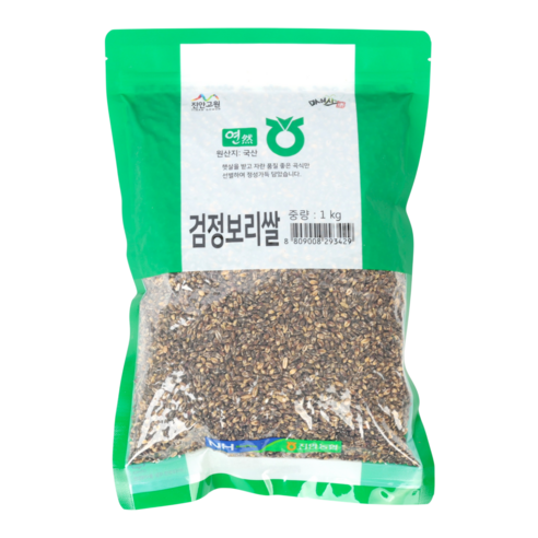 진안농협 국산 검정보리쌀, 1개, 1kg
