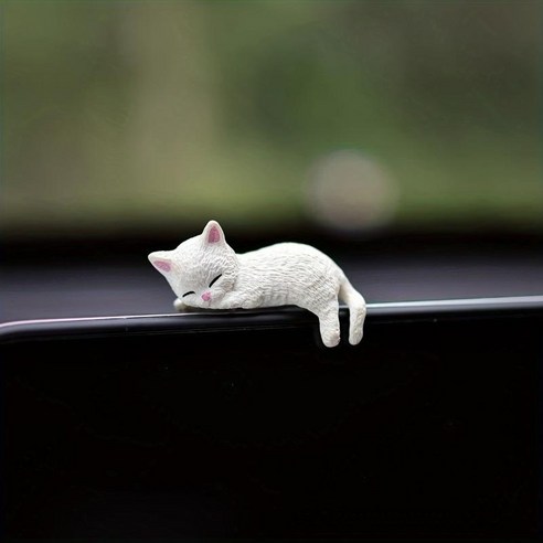 차량용 데코 고양이 피규어 대시보드 인테리어 장식 소품 4종 세트 실사용 후기 | 효과 있을까? - 상품 이미지 2