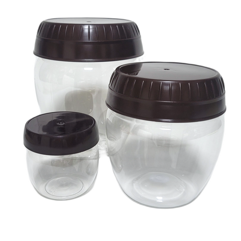 대원단지 페트단지 PET단지형 항아리단지 100G~1KG (묶음배송가능) 된장통 고추장통 젓갈통, 100g, 1개