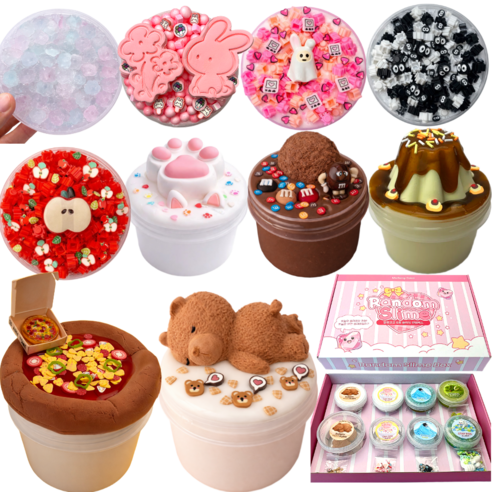 말랑코코 슬라임 5종 대용량 랜덤 박스 선물 패키지 250g, 1개
