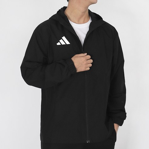아디다스 엔트라다 26 올 웨더 자켓 헬스 운동 데일리 바람막이 재킷
