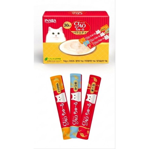 챠오 츄르 버라이어티 고양이 간식 - 파우치