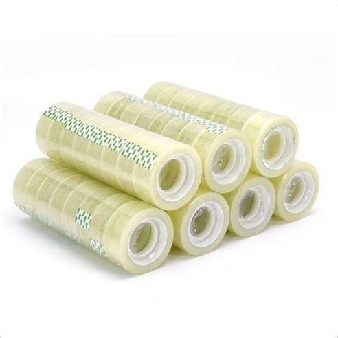 넘버링카 (대용량) 스카치 테이프 OPP 테이프 18mm x 26m 강력접착 사무용 가정용, 18개, 투명