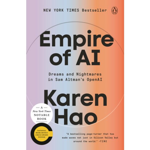 (영문도서)Empire of AI: Dreams and Nightmares in Sam Altman's OpenAI Paperback, Penguin Books, English, 9780593657522