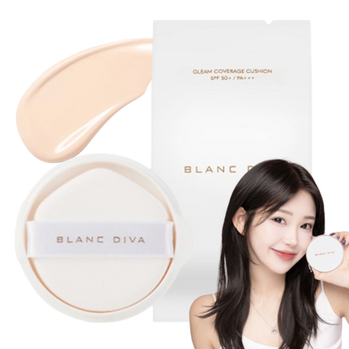 블랑디바 글림 커버리지 쿠션 리필 13호 화이트 × 1개