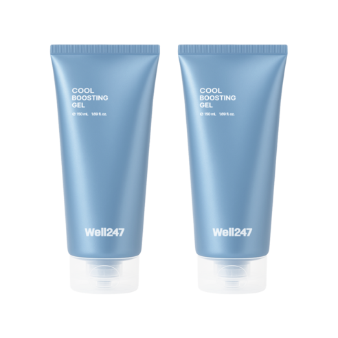 쿨부스팅젤 웰247 바디컷튠핏 콜라겐 탄력 쿨링 피부진정, 150ml 1개