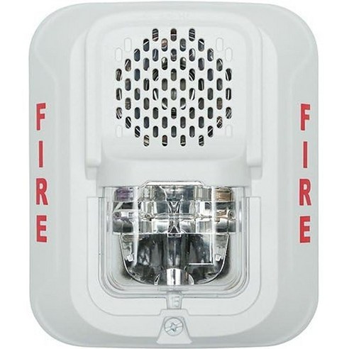 System Sensor P2WL-LF L-시리즈 실내 가능한 출력 저주파 사운더 스트로브 2와이어 벽 마운트 파이어 마킹 ...