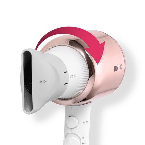 유닉스 40주년 리미티드 에디션 헤어 드라이어 UN-B1642 2100W 후기 분석 - 전체 실루엣