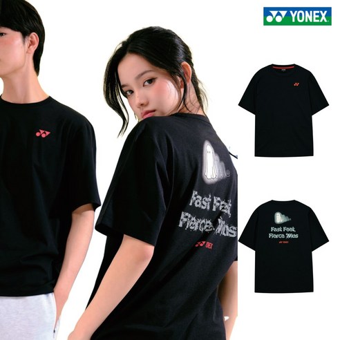 요넥스 남자 여자 공용 오버빗 반팔티 253TS041U