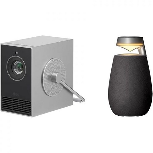 LG 시네빔 Q HU710PB 4K 스마트 휴대용 프로젝터 및 XBOOM 360 무선 스피커 번들, Portable Audio System