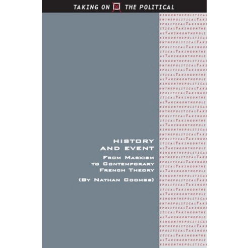 (영문도서)History and Event: From Marxism to Contemporary French Theory Paperback, Edinburgh University Press, English, 9781399565653