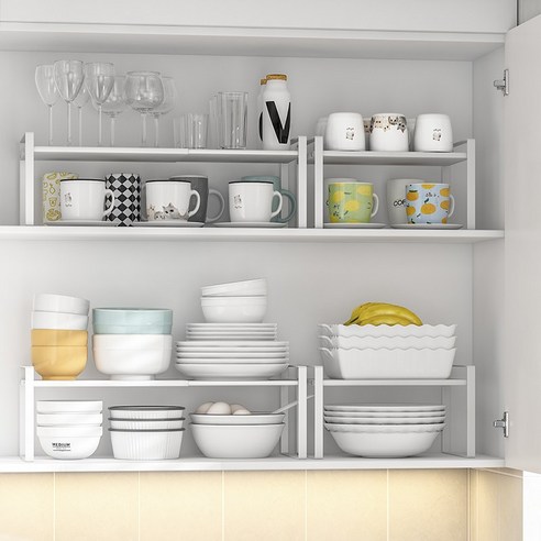 ZOZOFO 차세대 길이조절 확장형 싱크대 다용도 정리대 하부장 선반