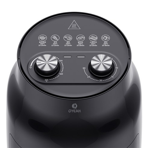 OYEAH 저소음 에어프라이어 4.5L 가정용 AF- 4501 즉시발열 간편세척 이미지 3