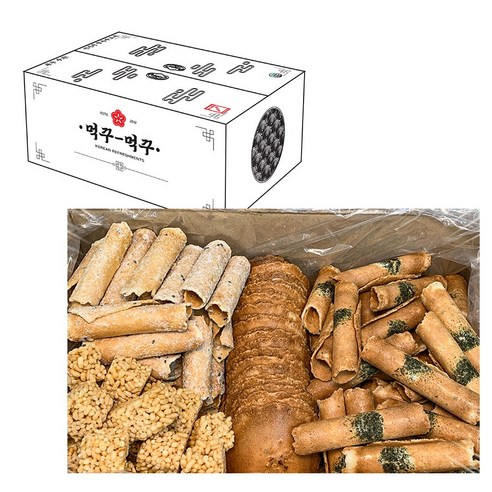 먹꾸먹꾸 프리미엄 종합 전병세트, 1세트, 1.1kg