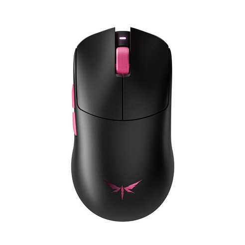 VGN F2 Master+ 8K나노 초고속충전 무선 잠자리 게이밍 마우스, 블랙핑크, 마스터 플러스