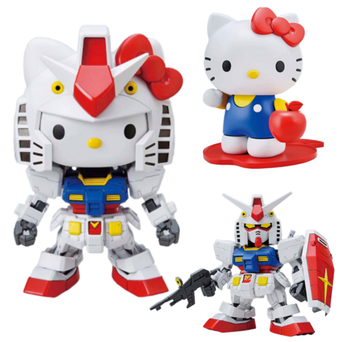 SD 헬로키티 RX-78-2 퍼스트건담 콜라보 프라홈정밀니퍼, 1개