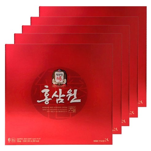 정관장 홍삼원 50ml, 1.5L, 5세트