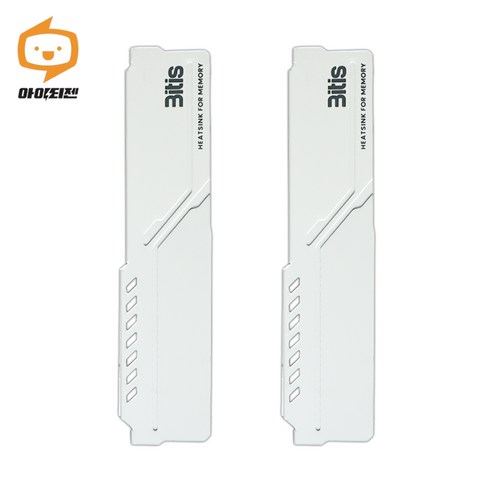 비티즈 DDR4 DDR5 메모리 램 방열판 히트싱크 P101, 2개, 화이트