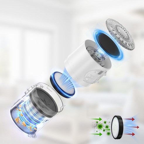 2025년형 프리티케어 무선 청소기 핸디 청소기 W400 하얀색 후기 분석 - 연장관 조립