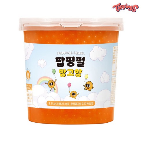 팝핑펄 팝핑보바 망고, 3.2kg, 1개입, 1개
