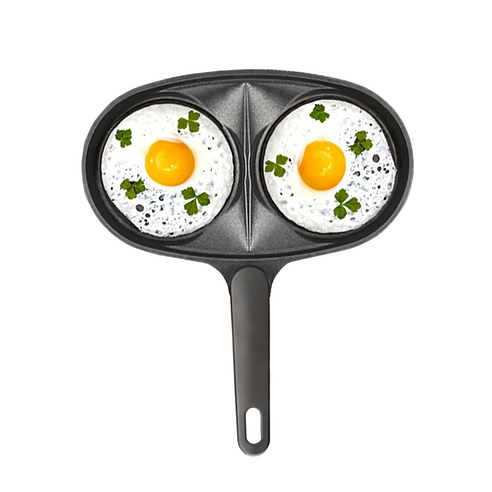 키친아트 인덕션 휴브 2구 에그 프라이팬 솔직 후기 | 실사용자 리뷰 분석 썸네일