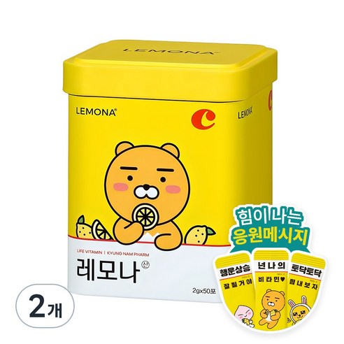 레모나산 카카오프렌즈 비타민C 50포 100g, 2개 이미지 2