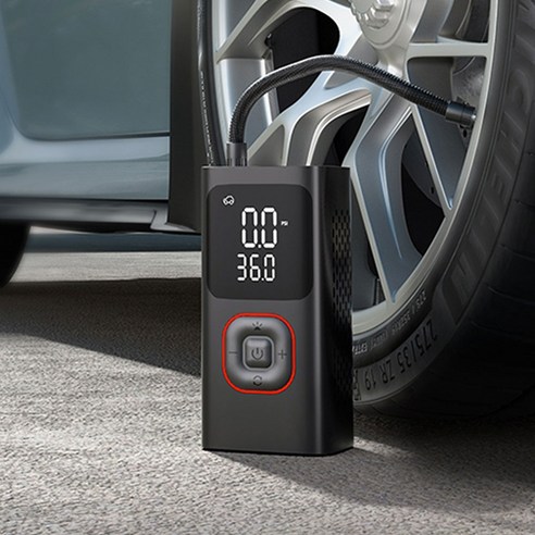 아우리넥스 휴대용 셀프 타이어 공기압 주입기 이미지 2