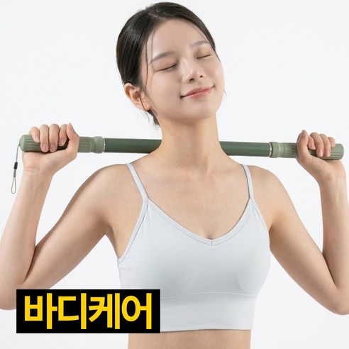제롯 바디라인 릴렉스 마사지봉 마사지 스틱, 그린, 1개