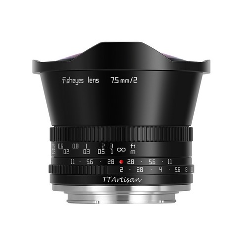 티티아티산 7.5mm F2.0 소니 E마운트 APS-C 어안렌즈 블랙