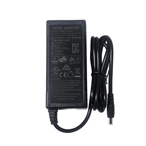 DC 24V 3.5A 전원 어댑터 5.5x2.1mm 프리볼트 CCTV LED 3A호환, 1개, GM95-240350-F