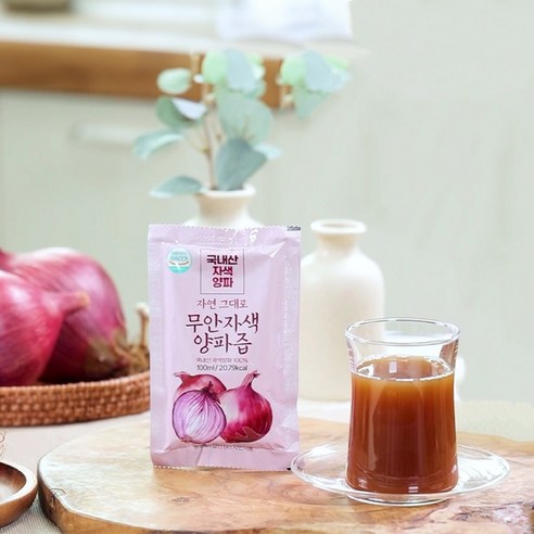 자연식품 자연 그대로 무안 자색양파즙 100ml, 100개 이미지 2