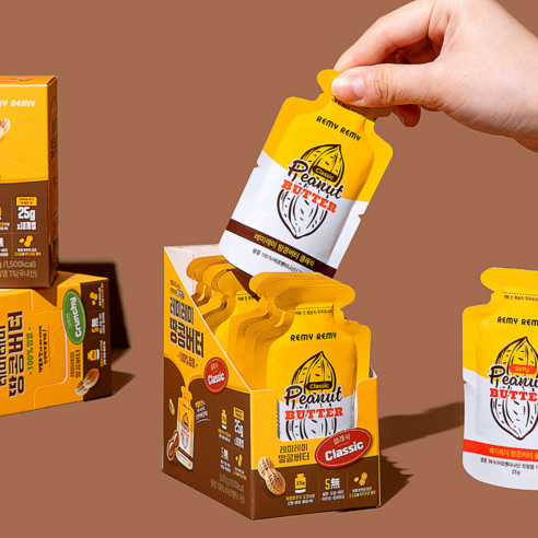 짜먹는 편리함으로 땅콩버터의 풍미를 온전히 만끽하세요