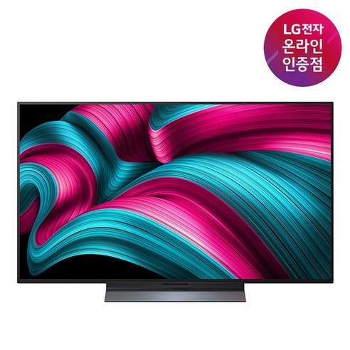 (LG전자) 120cm(48인치) OLED(올레드) evo AI TV UHD(4K) OLED48C5ENA (스탠드형), 방문설치, 이동형 스탠드
