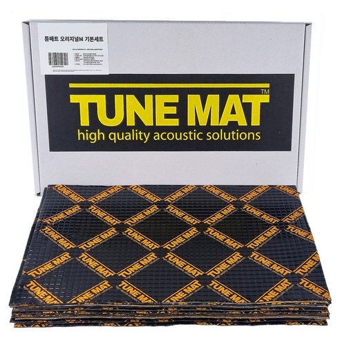 방진매트20장세트선택 튠매트 TUNEMAT 알루미늄 부틸 방음지 차량용 흡음 차음재, 1개