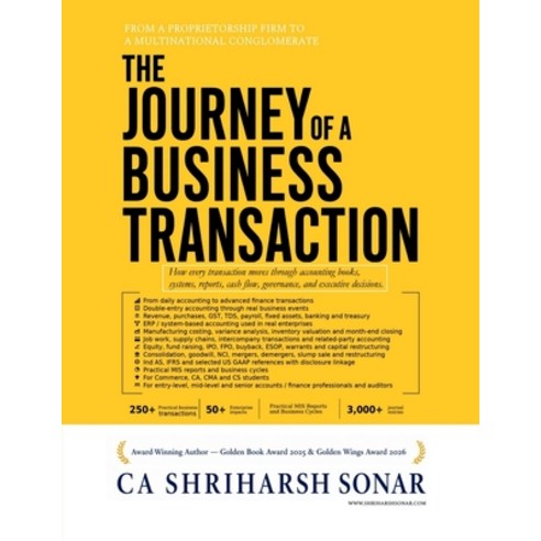 (영문도서)The Journey of a Business Transaction: How Every Transaction Moves Through Accou... Paperback, Notion Press, English, 9798905404481