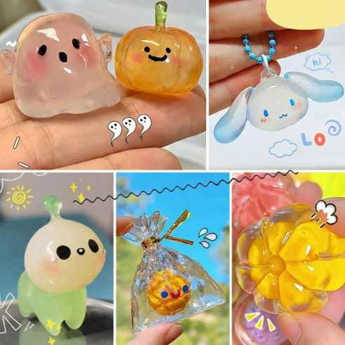 KC인증 미미무 집콕놀이 물라스틱 젤리플라 DIY 키링 만들기 키트 이미지 3