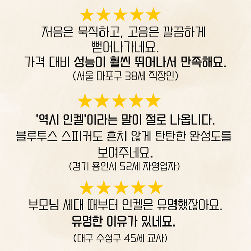 다음 인켈 ARIA 블루투스 스피커 IK-WS3