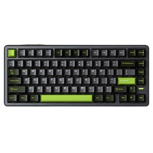 브이지엔 네온 HE 플래그십 RGB 유선 기계식 키보드, 제조사축, 헐크축, 블랙