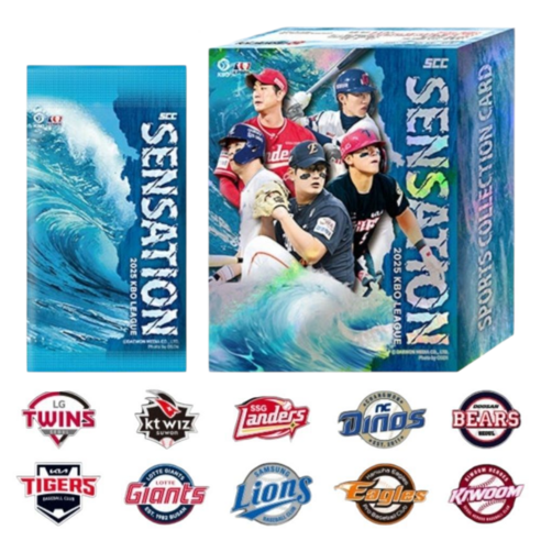 SCC SENSATION 2025 KBO LEAGUE SCC 센세이션 KBO리그 야구카드 10팩 1갑 - 캐릭터/수집카드 | 쿠팡