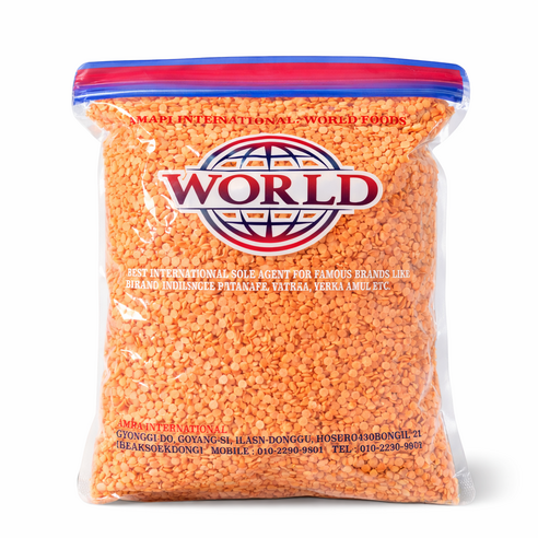 World Masoor Dals Red lentil 레드렌틸 마수르달, 1개