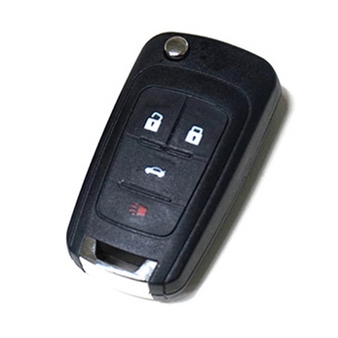 쉐보레 호환 넥스트스파크 아베오 트랙스 라세티프리미어 크루즈 올란도 말리부 알페온 임팔라 순정 폴딩키 교체형 키 케이스, A타입 순정형 4버튼