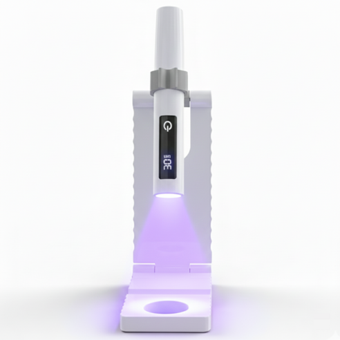 윈프로 UV 젤네일 LED램프 거치대 세트, 화이트, 1개