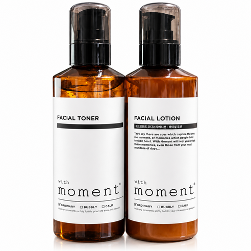 위드모먼트 스킨 로션 2종 세트 250ml 촉촉한 보습 기초화장품 솔직 후기 | 피부 타입별 분석 썸네일