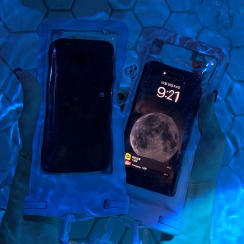 라우드 파스텔 핸드폰 방수팩 1+1 물놀이 방수케이스 이미지 3